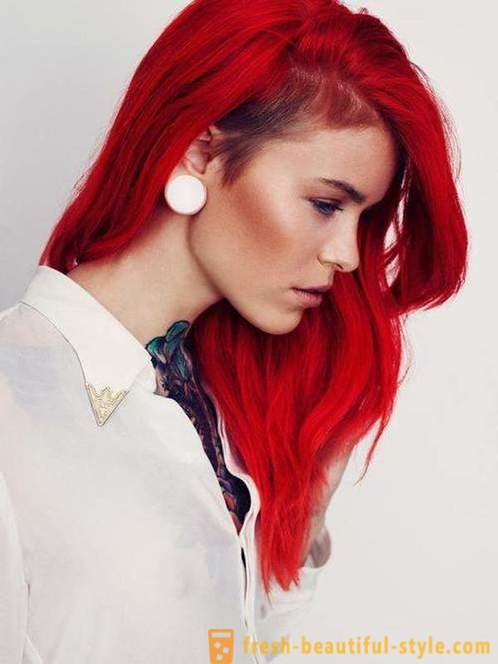 Imagen brillante y audaz - pelo rojo