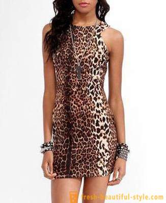 Vestido de leopardo depredador hermoso