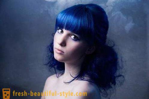 Azul Color del cabello: cómo lograr realmente un hermoso color?