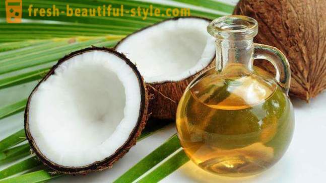 El aceite de coco: el uso de la piel natural y el cabello